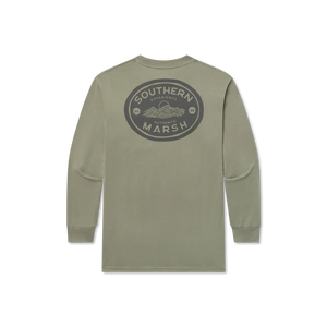 Southern Marsh Youth Branding Mountain Medallion LS Tee