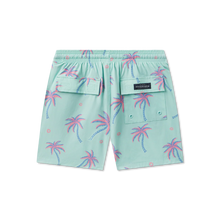 Load image into Gallery viewer, Southern Marsh Youth FIELDTEC Ripstop Performance Swim Trunks in Palms