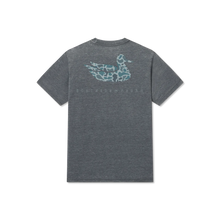 Load image into Gallery viewer, Southern Marsh Youth Retro Duck Seawash SS Tee Midnight Gray
