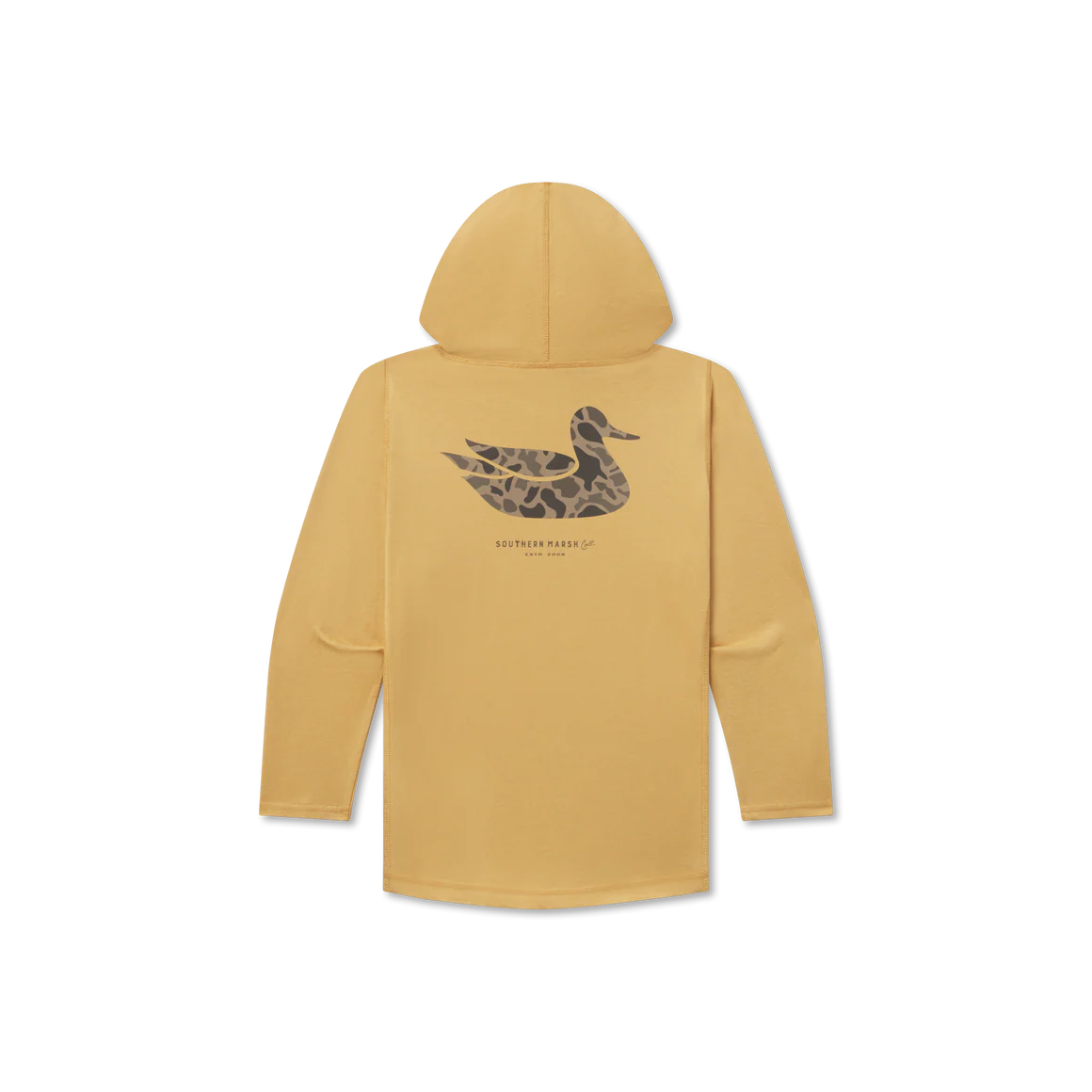 Southern Marsh Youth Duck Classic Hoodie in Khaki