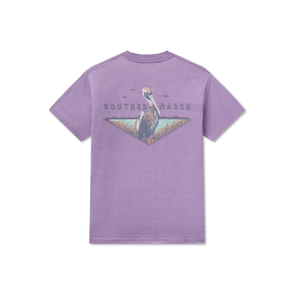 Southern Marsh Youth Posted Pelican Seawash SS Tee