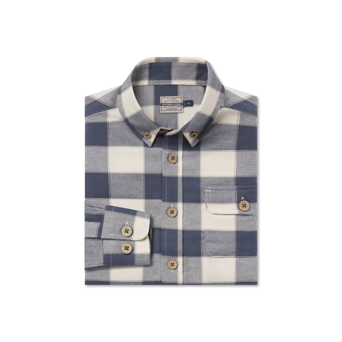 Southern Marsh Youth Fayetteville Gingham Flannel Button Down