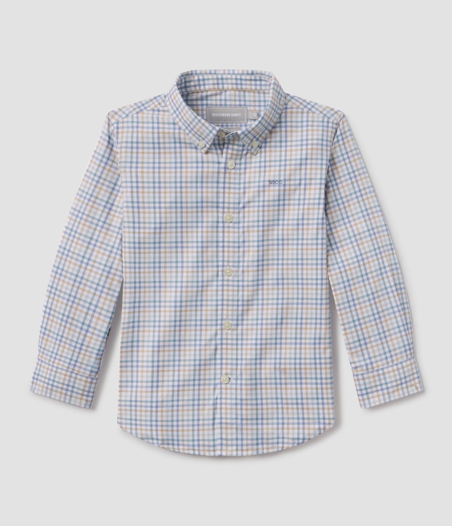 Southern Shirt Co. Youth Samford Check LS Dress Shirt in Oxford
