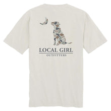 Load image into Gallery viewer, Local Girl Youth Flora Dog &amp; Moon SS Tee
