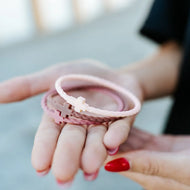 Infinity Cross Bracelets in Twilight