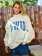 Load image into Gallery viewer, WWJD &amp; Amen Reversible Mock Neck Sweatshirt