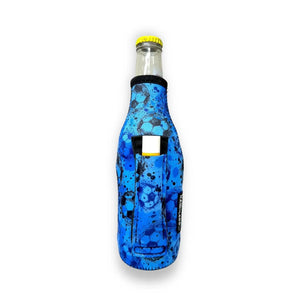 Blue Soccer 12oz Bottleneck Handler