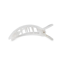 Load image into Gallery viewer, Teleties Small Flat Square Clip in Coconut White