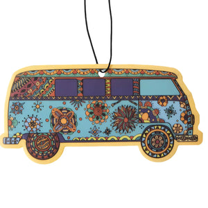Hippie Bus Car Freshie Jasmine