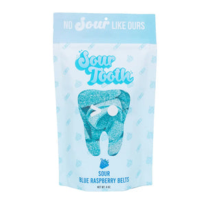 Sour Tooth Sour Blue Raspberry Belts
