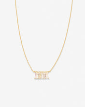 Load image into Gallery viewer, Bryan Anthonys Mom Baguette Dainty  Necklace