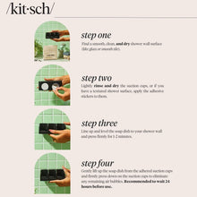 Load image into Gallery viewer, Kitsch Self-Draining Soap Dish in Black