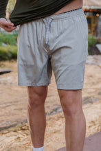 Load image into Gallery viewer, Burlebo 7&quot; Light Grey Athletic Shorts with Mayan Liner