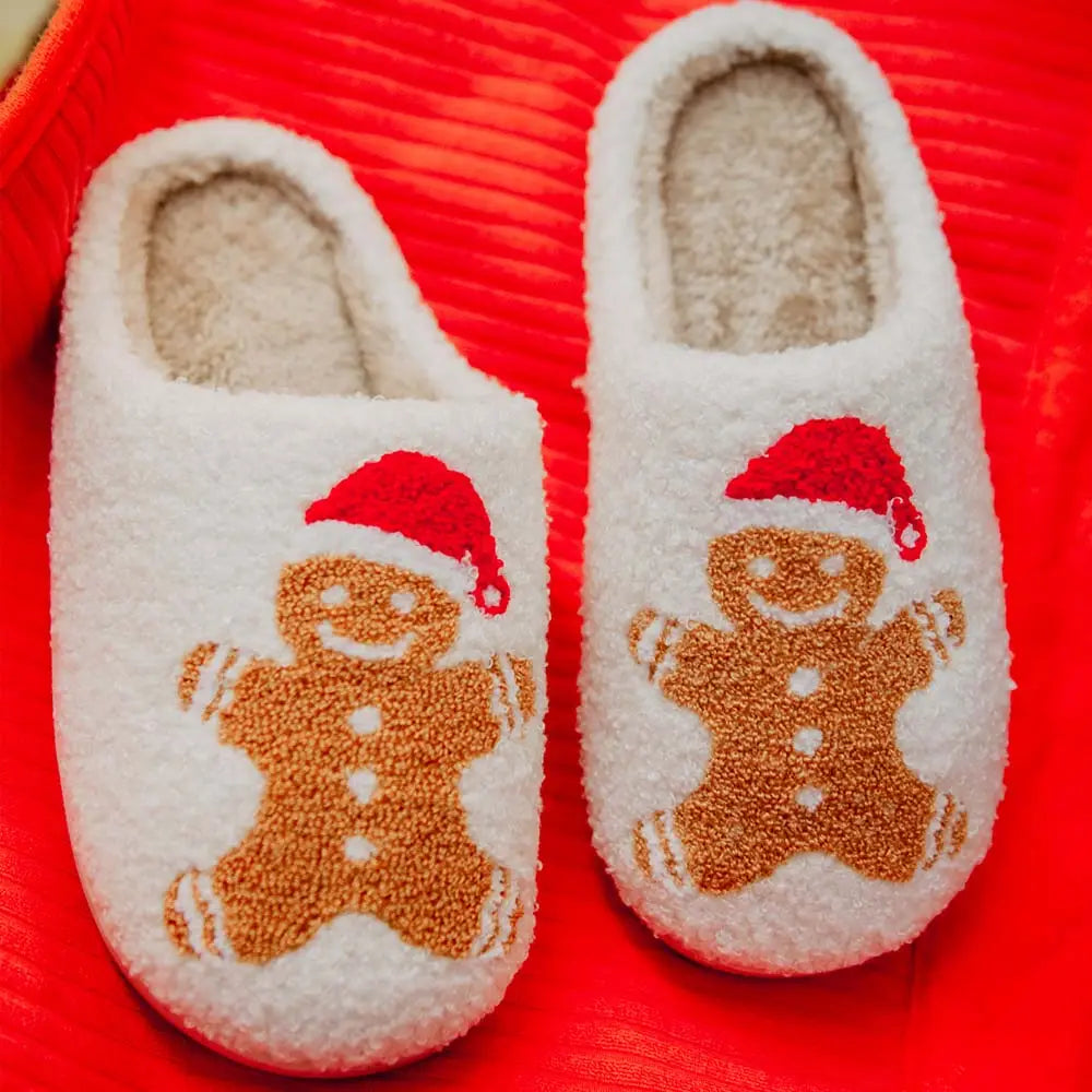 Gingerbread Man Slippers