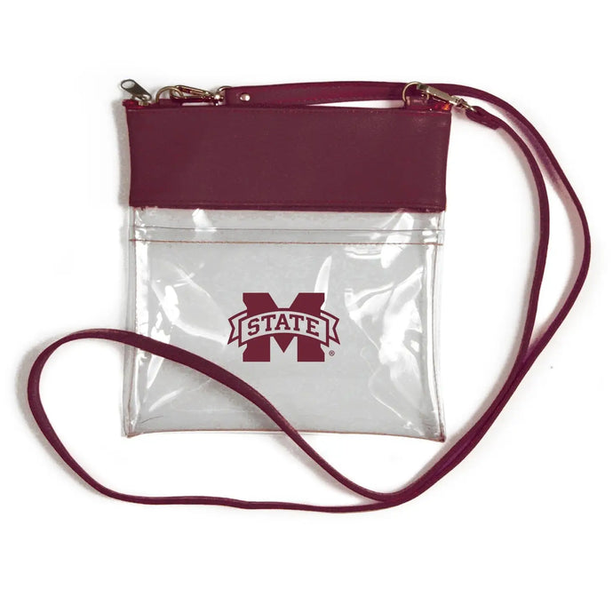 Clear Gameday Crossbody Bag Mississippi State