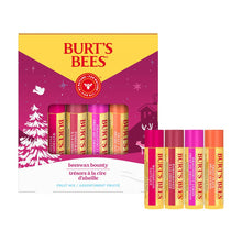 Load image into Gallery viewer, Holiday Beeswax Bounty Fruit Lip Balm Gift Set