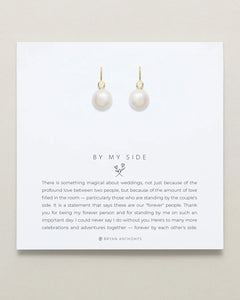 Bryan Anthonys By My Side Pearl Drop Earrings