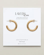 Load image into Gallery viewer, Bryan Anthonys Unstoppable Midi Hoop Earrings