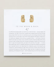 Load image into Gallery viewer, Bryan Anthonys To The Moon &amp; Back Hoop Earrings in Gold