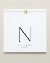 Load image into Gallery viewer, Bryan Anthonys Just for You Initial Necklace Gold