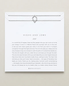 Highs & Lows Icon Necklace Set Silver