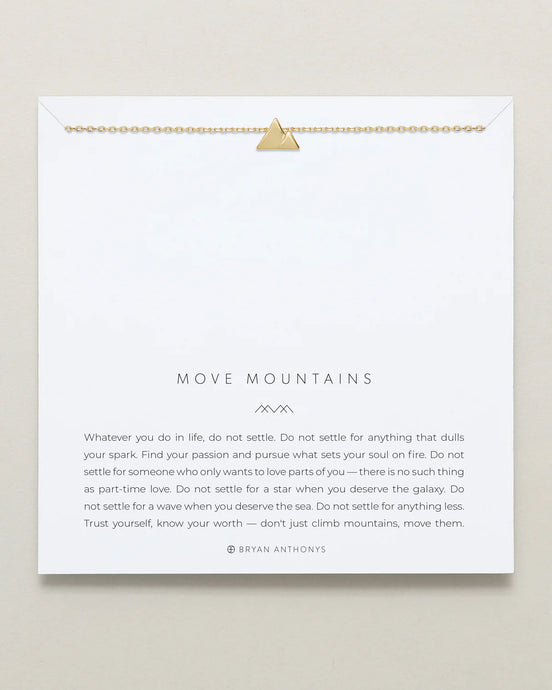 Bryan Anthonys Move Mountains Necklace