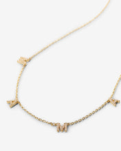 Load image into Gallery viewer, Bryan Anthonys Mama Crystal Necklace Gold