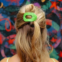 Load image into Gallery viewer, Teleties Flat Round Tiny Hair Clip in Glow For It