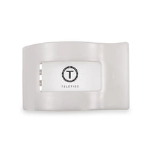 Load image into Gallery viewer, Teleties Medium Flat Rectangle Clip Coconut White