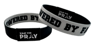 Versible Jesus is Lord/Powered by Faith Tap to Pray Wristband