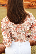 Load image into Gallery viewer, Keep Me Waiting Floral Mesh LS Top