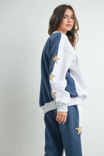 Load image into Gallery viewer, Don&#39;t Let Me Down Round Neck Sweatshirt With Star Detail