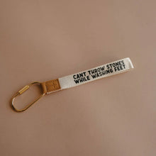 Load image into Gallery viewer, Dear Heart Can't Throw Stones Wristlet