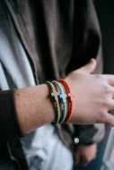 Infinity Cross Bracelets in Josiah Queen
