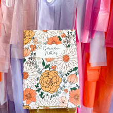 Load image into Gallery viewer, Boho Floral Sermon Notes Journal