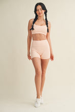 Load image into Gallery viewer, Time To Go Ruched Bra Top in Pink Gingham