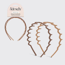 Load image into Gallery viewer, Kitsch 2pc Zig Zag Headband