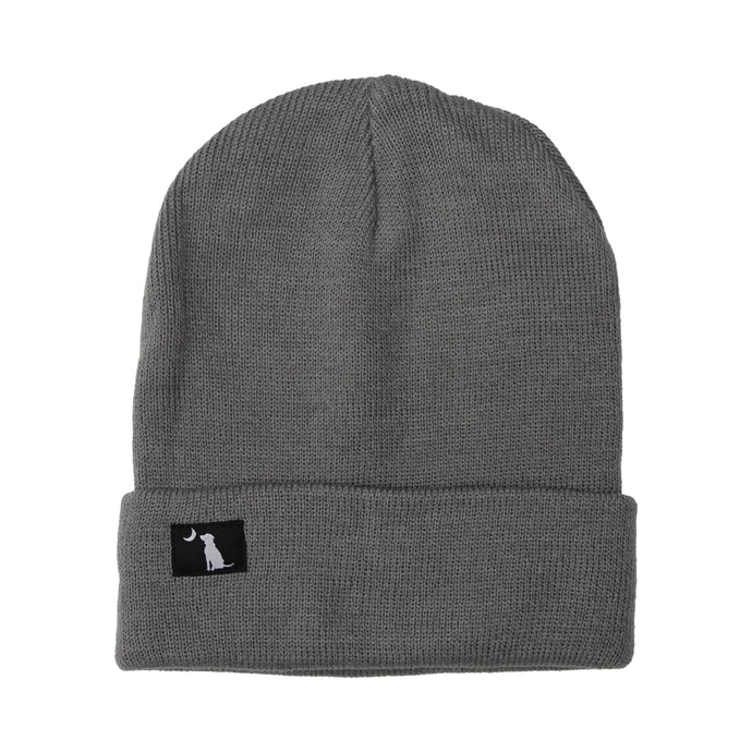 Local Boy Woven Label Beanie Charcoal