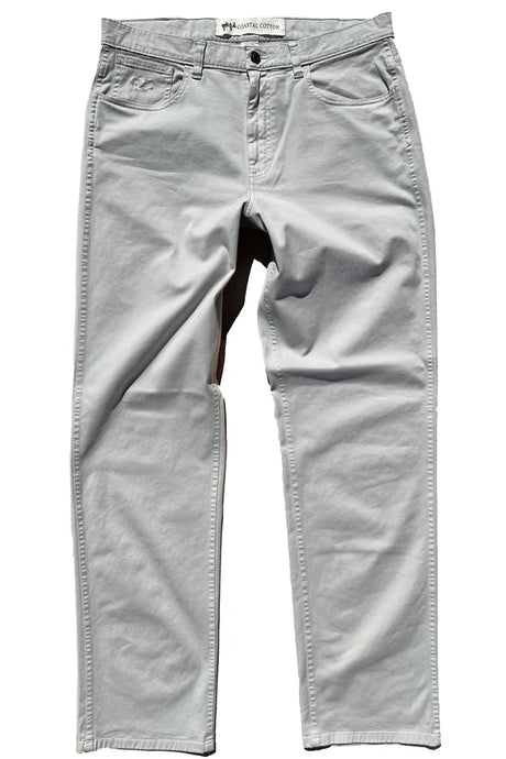 Coastal Cotton Stone Performance Five Pocket Pants