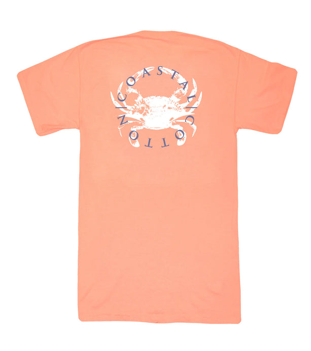 Coastal Cotton Youth Crab SS Tee Sunset