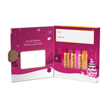 Load image into Gallery viewer, Holiday Beeswax Bounty Fruit Lip Balm Gift Set