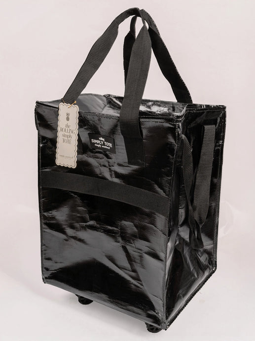 Simply Southern Roll Tote in Black