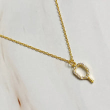 Load image into Gallery viewer, Club Pickleball Dainty Gold Necklace