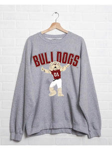 Mississippi State Bulldogs Cartoon Mascot Thrifted Sweatshirt