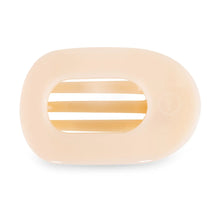 Load image into Gallery viewer, Teleties Large Flat Round Clip Almond Beige