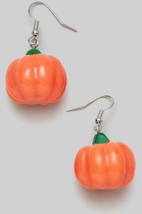 Fall Days Pumpkin Dangle Earrings