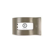 Load image into Gallery viewer, Teleties Small Flat Rectangle Clip in Sage It Ain&#39;t So