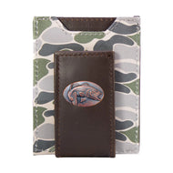 Bass Wallet Old School Camo in Green/Gray