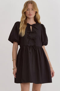 Passenger Princess Bubble Sleeve Bow Dress