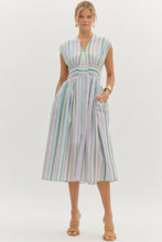 Load image into Gallery viewer, Spring Forward Dress in Pastel Multi